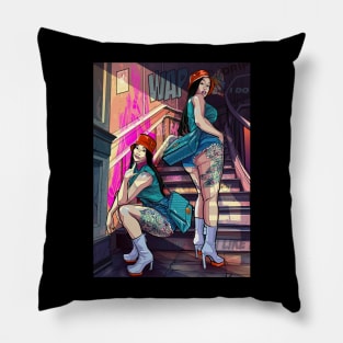 WAP GIRL art  design Pillow