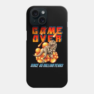 Game Over T-Rex Pixel Art Phone Case