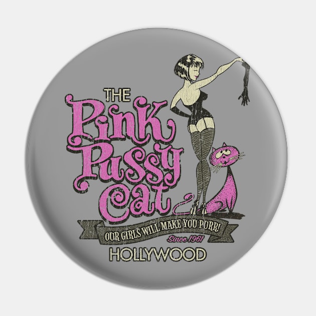 Pink Pussycat Hollywood Pin by JCD666