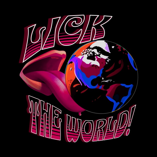 Lick The World - Trippy Pink by Liesl Weppen