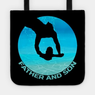 Swimming and Diving - Father and Son Tote