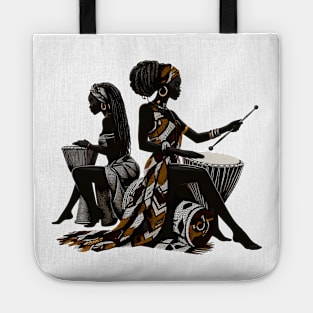 Afrocentric Women Drums Tote