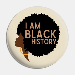 I am Black History Pin