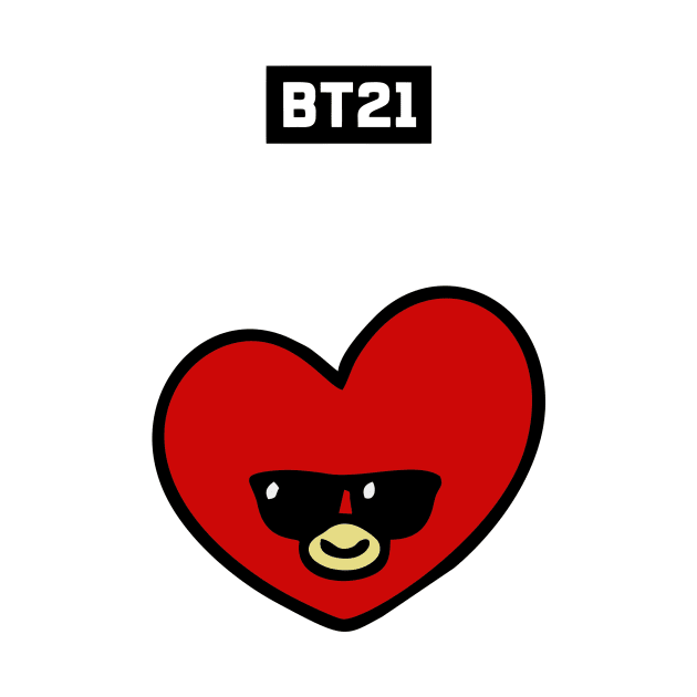 bt21 bts exclusive design 89 by Typography Dose