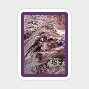 Flow Fluid Art Magnet