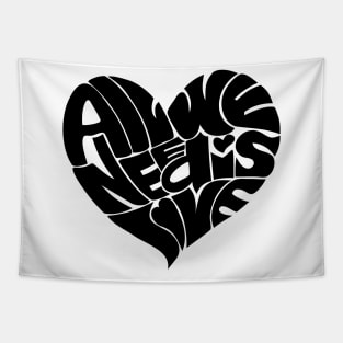 All We Need Is Love v2 Tapestry
