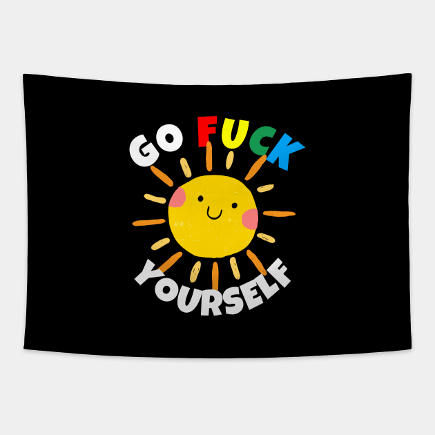 Go Fuck Yourself Tapestry by ricricswert