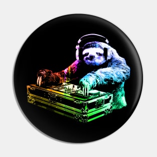 DJ Sloth Pin