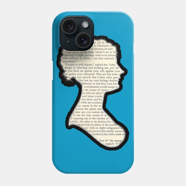 Jane Austen - Pride and Prejudice Phone Case by Bits