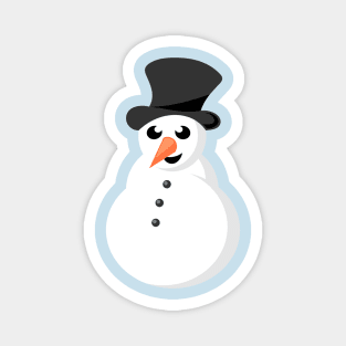 Cartoon snowman Magnet