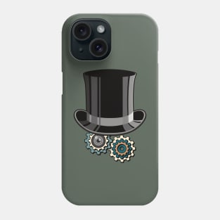 Victorian Mechanical Top Hat (Steampunk) Phone Case