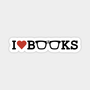 I Love Books Magnet