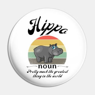 Hippo Animals Definition Pin