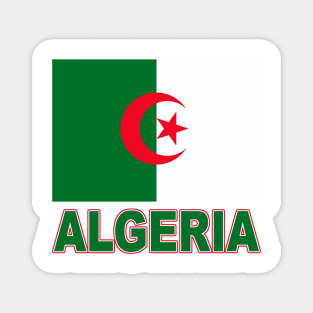 The Pride of Algeria - Algerian Flag Design Magnet