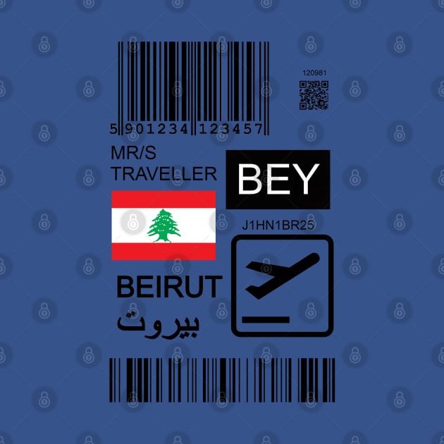 Beirut Lebanon travel ticket by Travellers