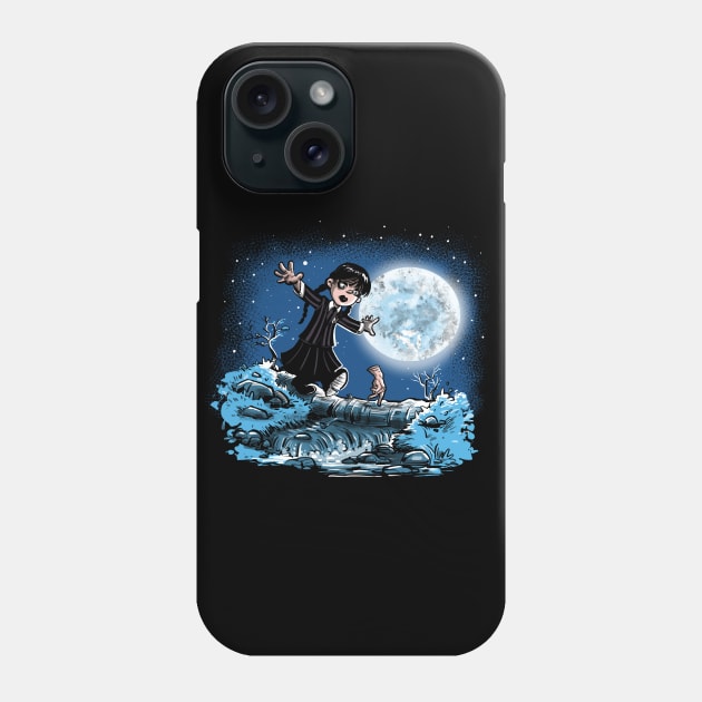 Thing and Wednesday Phone Case by Zascanauta