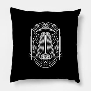 alien abduction Pillow