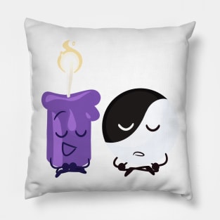 Candle and Yin-Yang (Inanimate Insanity) Pillow