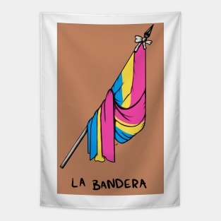 Pansexual Flag Loteria Bandera Tapestry