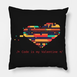 Code is my Valentine - V1 Pillow