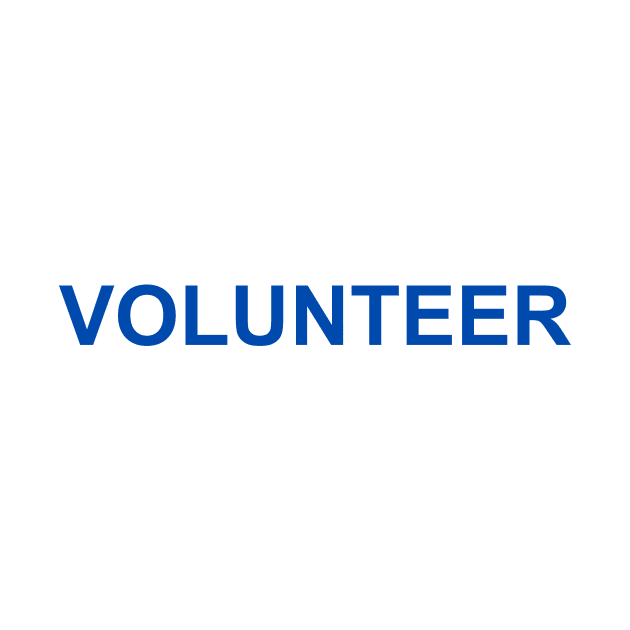 Volunteer - Blue by DIYitCREATEit