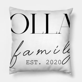 Collar Family EST. 2020, Surname, Collar Pillow