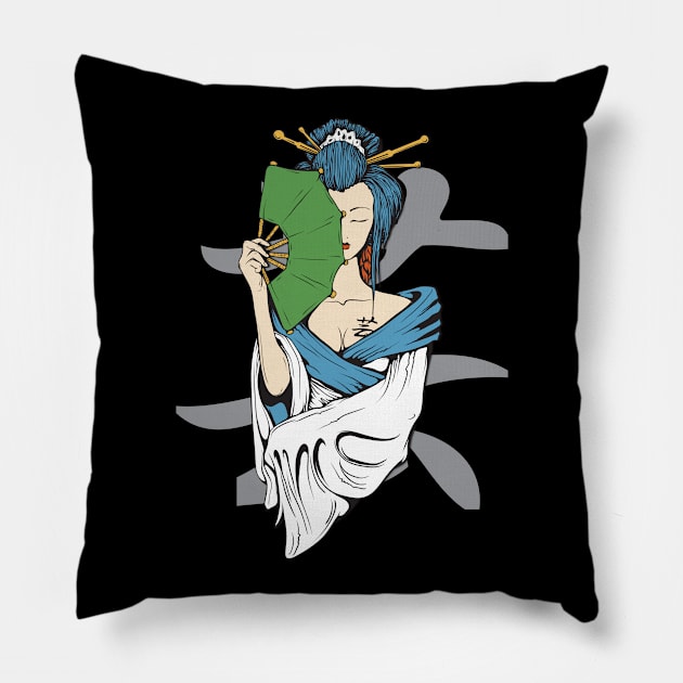 Geisha 06 Pillow by Verboten