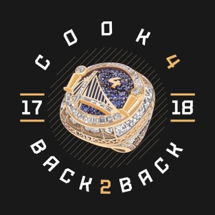 Quinn Cook 4 Back 2 Back Championship Ring 2017-18 T-Shirt