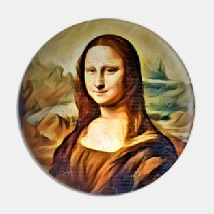 Mona Lisa, windel Pin