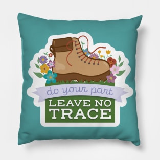 Leave No Trace Hiking Boot Pillow