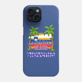 Paradise Beach Slovenia Vacation Holiday Phone Case