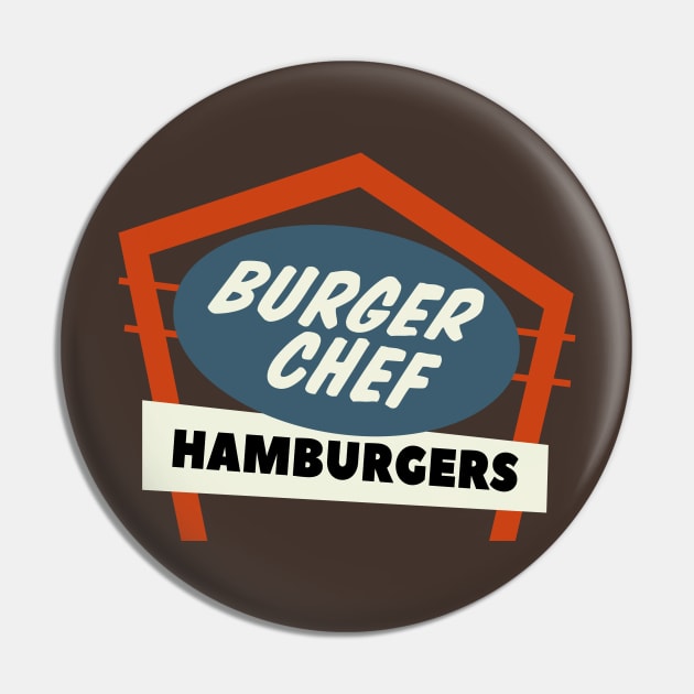 Burger Chef vintage Sign Pin by carcinojen