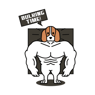 Cute Bulking Time Dog T-Shirt