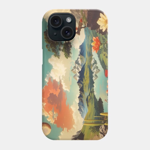 Nature Surreal Collage Phone Case by Art-Jiyuu