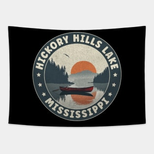 Hickory Hills Lake Mississippi Sunset Tapestry