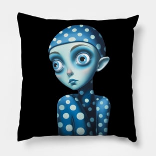 Alien Doll Girl Pillow