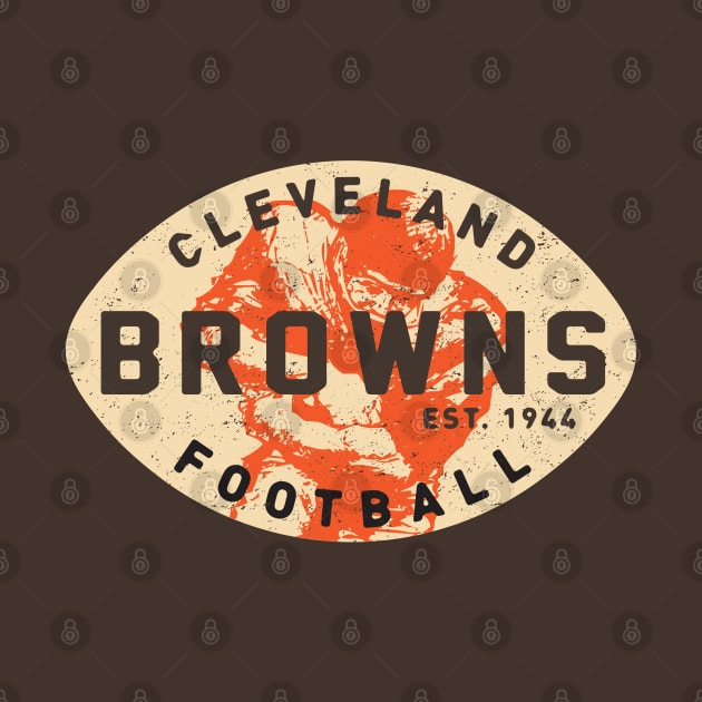 Retro Cleveland Browns 2 by Buck Tee by Buck Tee