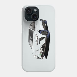 MG4 EV Electric Car in White Phone Case