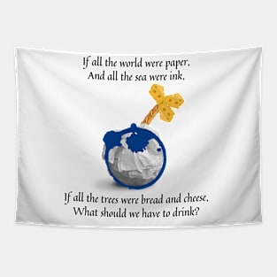 If all the world were paper nursery rhyme Tapestry