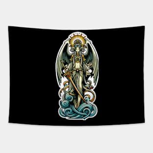 Listitia Goddess of Justice Tapestry