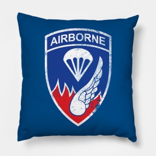 187th Airborne Infantry Regiment (distressed) Pillow