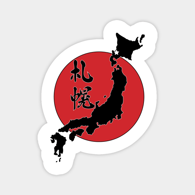 Sapporo Magnet by Cryptid