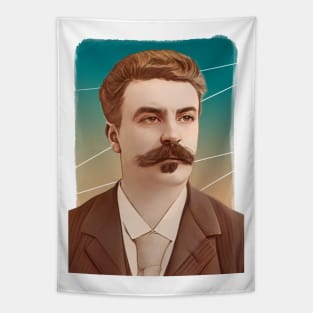 French Author Guy de Maupassant illustration Tapestry