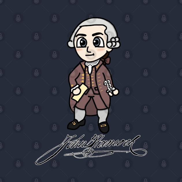 Chibi John Hancock with Signature (Large Print) by Aeriskate