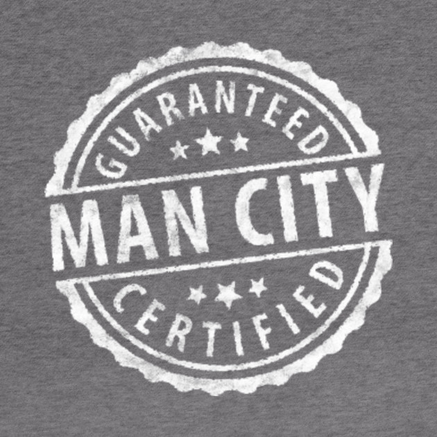 Guaranteed Man City Certified Washed Worn Look Manchester City Hoodie Teepublic