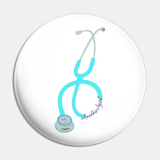 Anesthesiologist’s stethoscope Pin