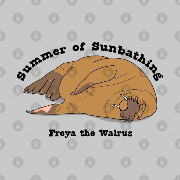 Freya the Walrus Summer of Sunbathing by skauff