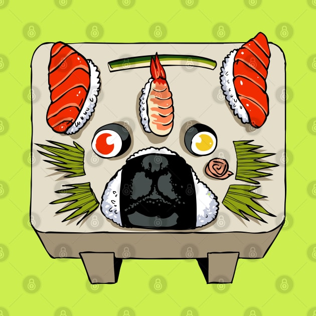 French Bulldog Sushi by huebucket