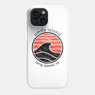 Amity Island - Long Island, NY Shark Fin Wave Phone Case