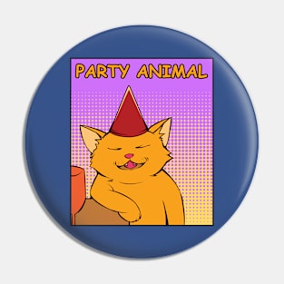 Party Animal - Pop Art Ave Pin